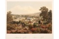 Teplice &Scaron;anov, Haun, kolorovan&aacute; litografie, 1860