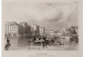 Stockholm Nord Br&uuml;cke, Meyer, oceloryt, 1850