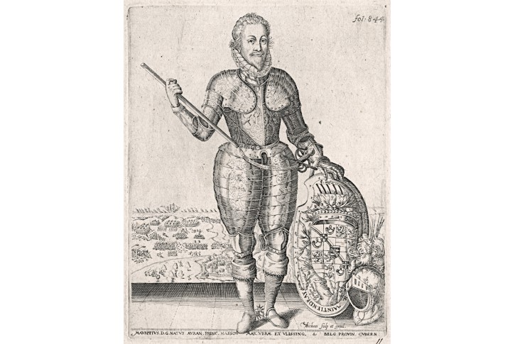 Maurit. Auran, Chr. Sichem, mědiryt, (1620)