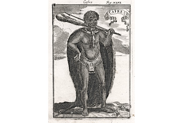 Kafři., Mallet, mědiryt, 1719
