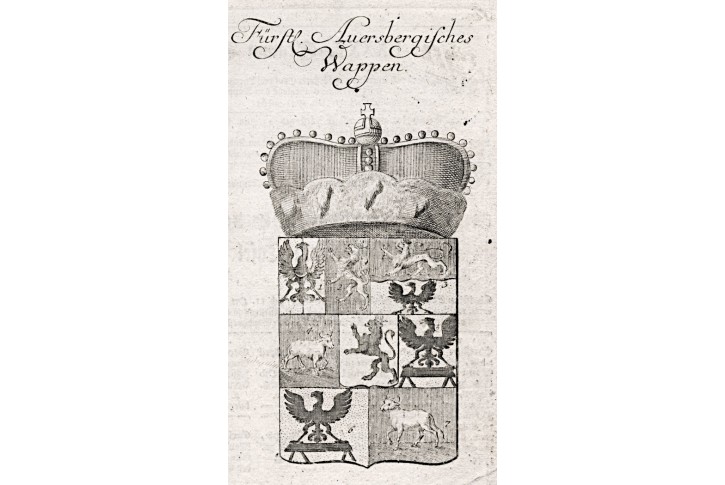 Auersberg kníže , Weigel, mědiryt , 1747 
