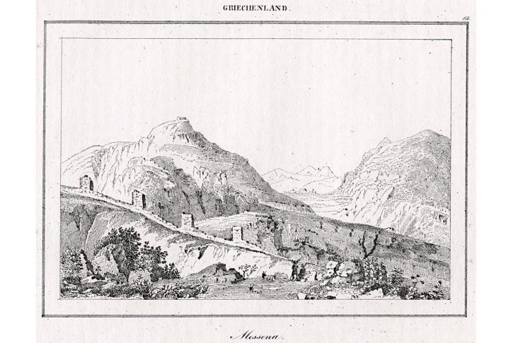 Messena, Le Bas, oceloryt 1840