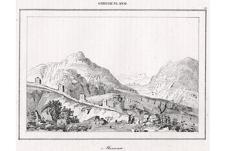 Messena, Le Bas, oceloryt 1840