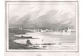 Sidón (Libanon), Le Bas, oceloryt 1840
