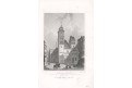 Schlettstadt St. Poi, Lange, oceloryt, 1850
