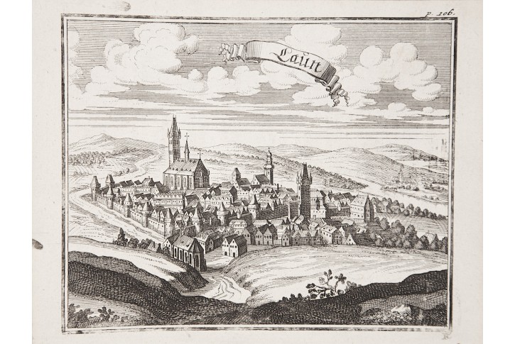 Louny, Vogt,  mědiryt, 1712