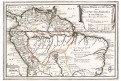 Fer de N.: Brazilie , Peru, Amazonie,mědiryt 1734