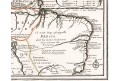 Fer de N.: Brazilie , Peru, Amazonie,mědiryt 1734