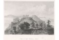 Aegina Jupiterův chrám, oceloryt (1850)