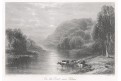 Dart near  Totnes, oceloryt, (1860)