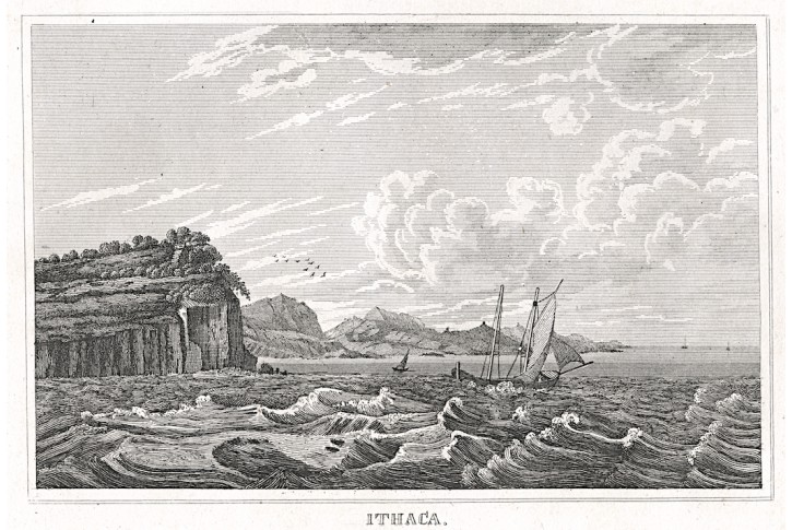 Ithaka, oceloryt, (1850)