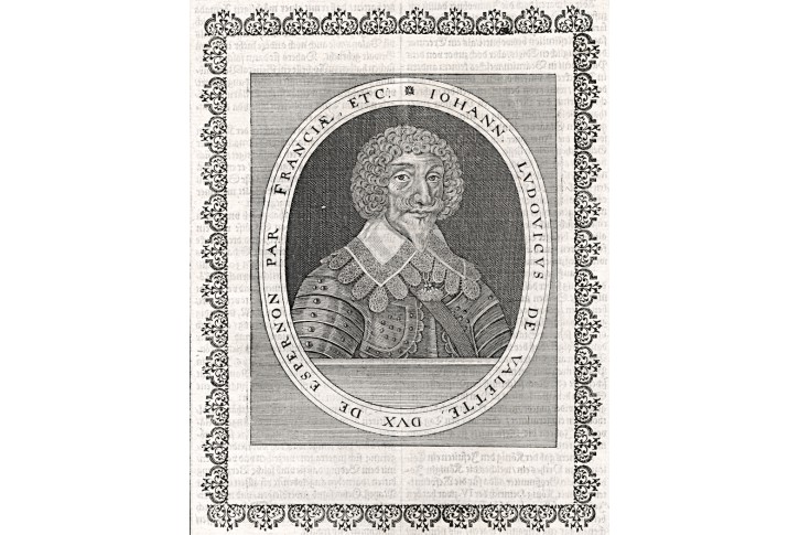 Joh. Ludovicus Espernon., Merian,  mědiryt 1643