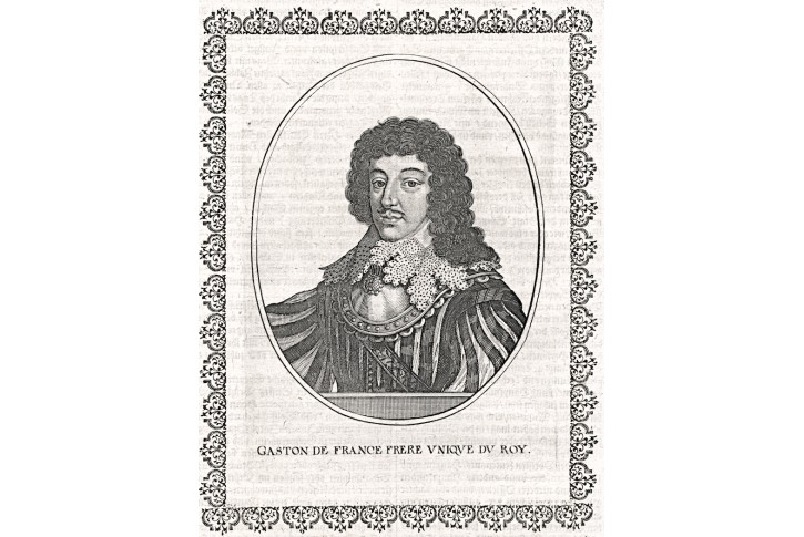 Gaston de France, Merian,  mědiryt 1639