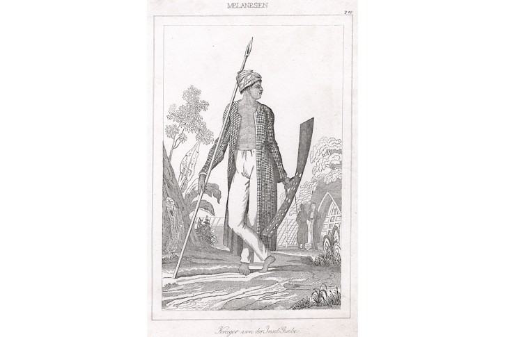 Melanesie Suebe, Rienzi, oceloryt,1836