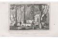 Oceanie trosečníci, Rienzi, oceloryt,1836
