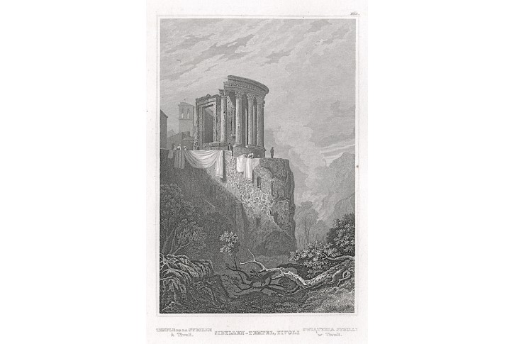 Tivoli, Meyer, oceloryt, 1850