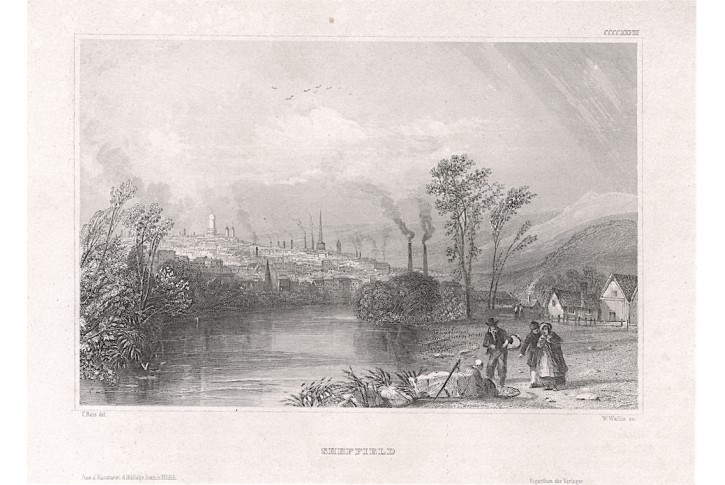 Sheffield, Meyer, oceloryt, (1850)