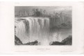 Genesse Falls Rochester, Meyer, oceloryt, 1850