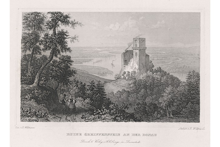 Greiffenstein, Lange, oceloryt, 1840