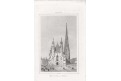 Wien, Stephansdom, Le Bas, oceloryt 1842