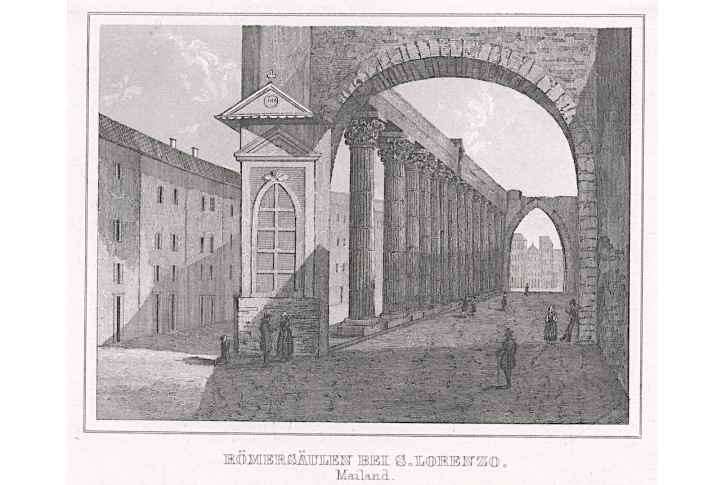 Milano S. Lorenzo, Kleine Univ., oceloryt, 1844