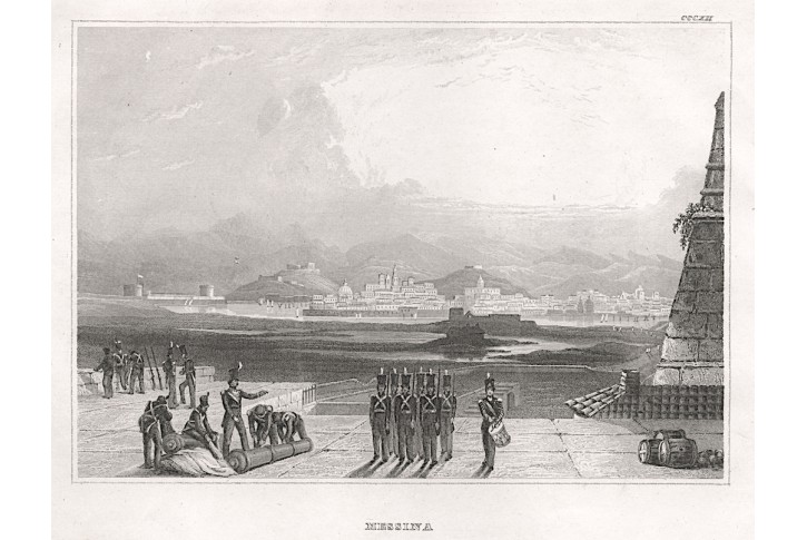 Messina, Meyer, oceloryt, 1850