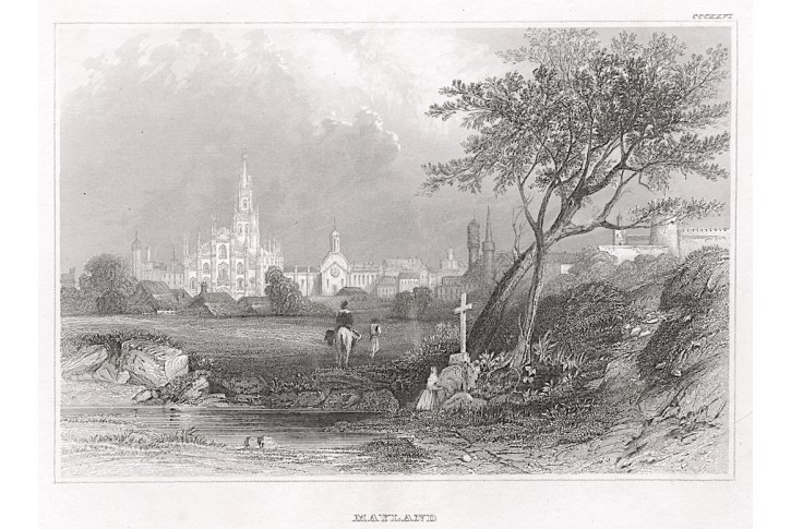 Milano, Meyer, oceloryt, 1850