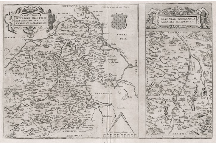 Ortelius A. : Biturgum - Limaniae, mědiryt, 1595