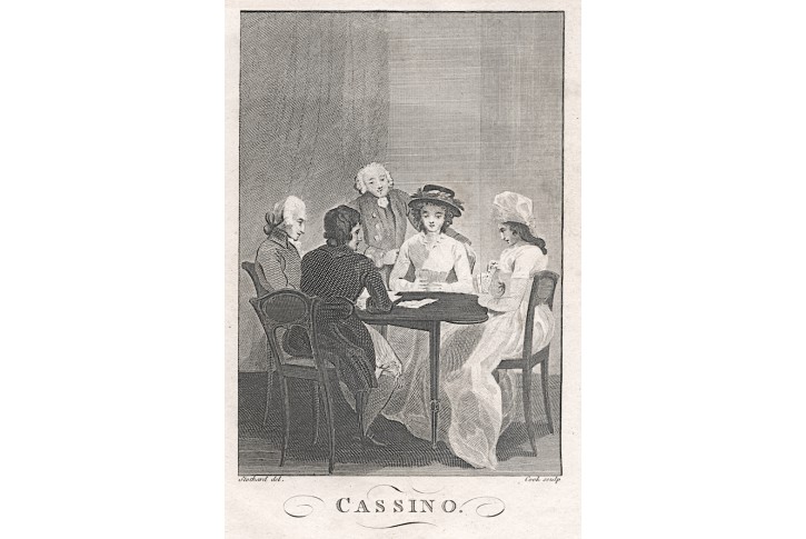 Casino, Stothard,  mědiryt , (1800)