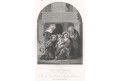 Svatá rodina, oceloryt, (1860)