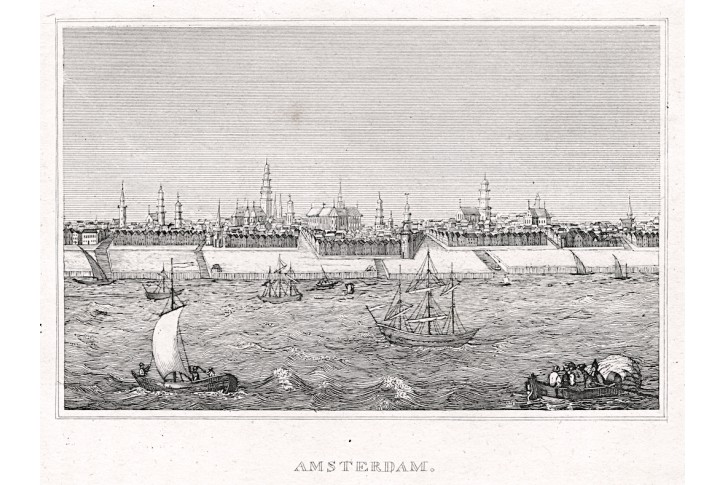 Amsterdam, Strahlheim, mědiryt, 1836
