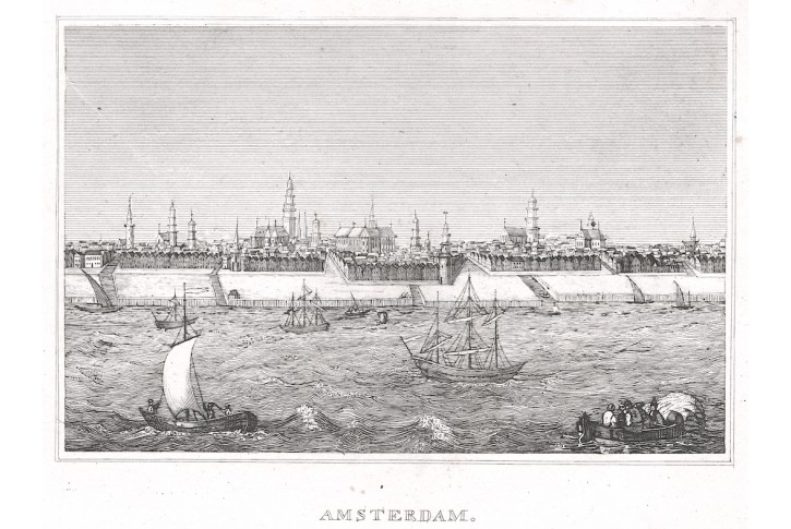 Amsterdam, Strahlheim, mědiryt,(1840)