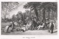 Paris Champs Elises, Meyer, oceloryt, 1850