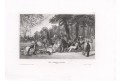 Paris Champs Elises, Meyer, oceloryt, 1850