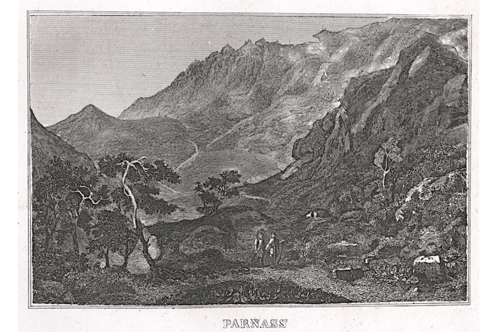 Parnas, oceloryt, (1840)