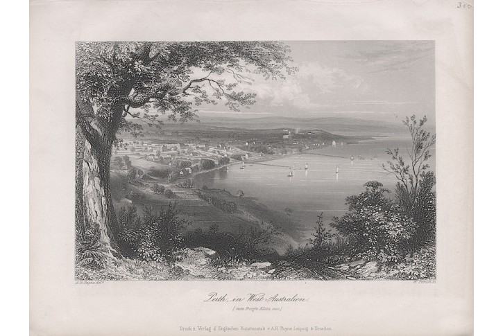 Perth, Payne, oceloryt, (1860)