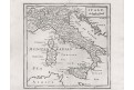 Italie , mědiryt, 18. stol.