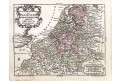 Benelux, Lobeck, kolor. mědiryt,1762