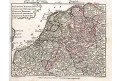 Belgie Holandsko, Lobeck, kolor. mědiryt,1762