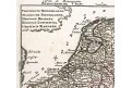 Belgie Holandsko, Lobeck, kolor. mědiryt,1762