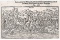 Edinburg, S. Münster, dřevořez, 1598