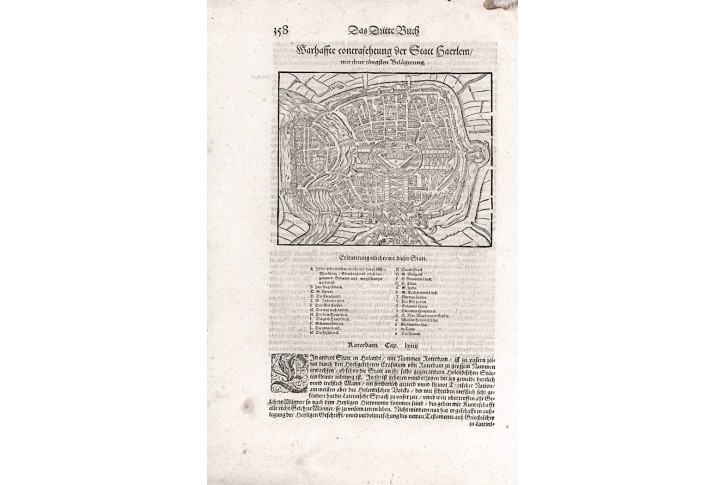 Haarlem, Münster S., dřevořez , 16 stol
