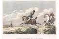Kůň skok, Wheble, kolor. mědiryt, 1819