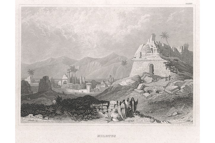 Miletus, Meyer, oceloryt, 1850