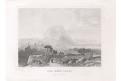 Tabor hora Galilej,  oceloryt, (1840)