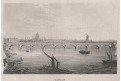 London New Bridge , Meyer, oceloryt, 1850