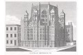 London Henry VII. Chapel, mědiryt, (1825)