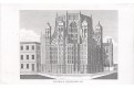 London Henry VII. Chapel, mědiryt, (1825)
