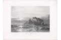 Kyance Rocks Corwall, oceloryt, (1860)