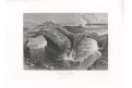 Rocks Ross Kilkee, oceloryt, (1860)